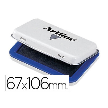 TAMPON ARTLINE N1 AZUL 67X106 MM