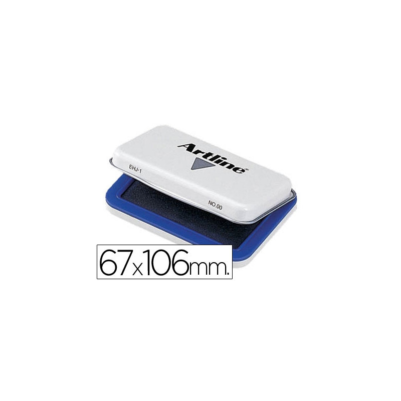 TAMPON ARTLINE N1 AZUL 67X106 MM