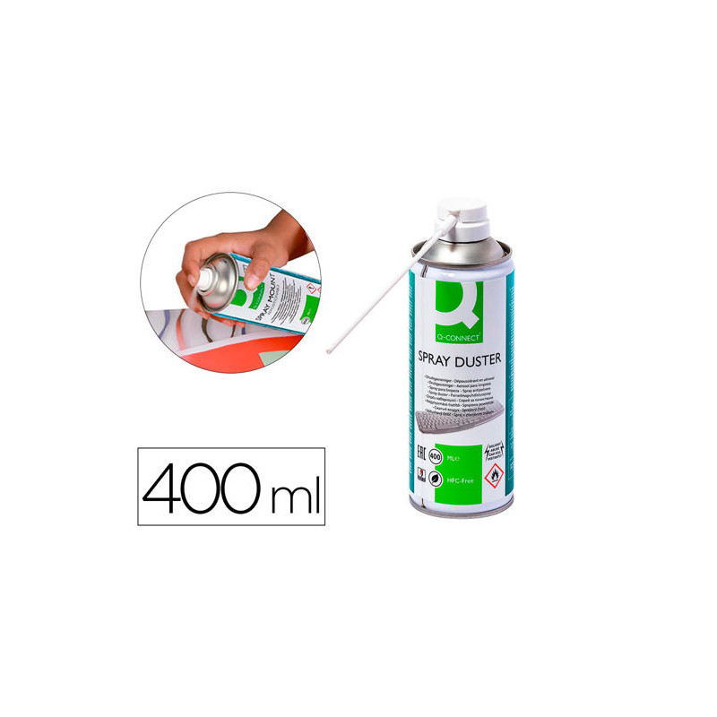 AIRE A PRESION Q-CONNECT PARA LIMPIEZA GENERAL BOTE DE 400 ML