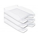 BANDEJA SOBREMESA PLASTICO Q-CONNECT TRANSPARENTE 240X70X340 MM