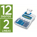 CALCULADORA IBICO 1221X IMPRESORA PANTALLA LCD ANGULADA PAPEL 57 MM 12 DIGITOS IMPRESION BICOLOR