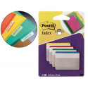 BANDERITAS SEPARADORAS RIGIDAS DISPENSADOR 4 COLORES POST-IT INDEX 686F-1 GRANDES 24 BANDERITAS