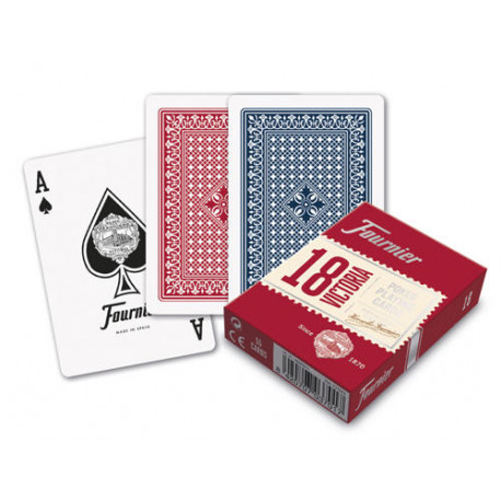 BARAJA FOURNIER POKER INGLES Y BRIDGE N?18 55 CARTAS