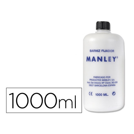 BARNIZ FIJATIVO MANLEY ACABADO BRILLANTE BOTE DE 1000 ML