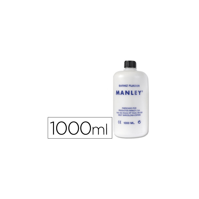 BARNIZ FIJATIVO MANLEY ACABADO BRILLANTE BOTE DE 1000 ML