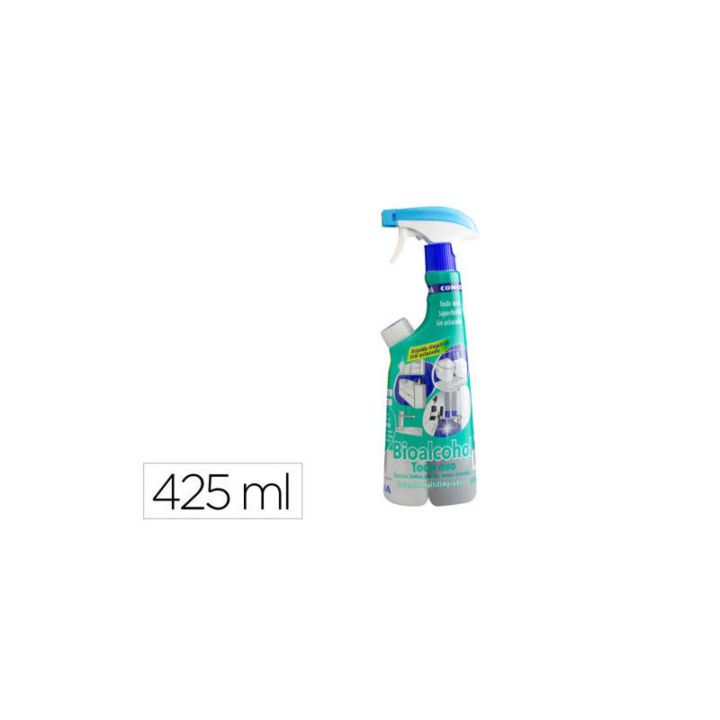 LIMPIADOR MULTIUSOS CONCENTRALIA PRO BIOALCOHOL USO COCINAS Y SANITARIOS BOTELLA DE 425 ML