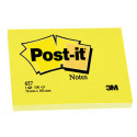 BLOC DE NOTAS ADHESIVAS QUITA Y PON POST-IT 38X51 MM CON 100 HOJAS 653E