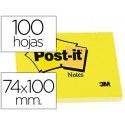 BLOC DE NOTAS ADHESIVAS QUITA Y PON POST-IT 76X102 MM CON 100 HOJAS 657