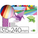 BLOC TRABAJOS MANUALES LIDERPAPEL CARTULINA 240X315MM 10 HOJAS COLORES SURTIDOS