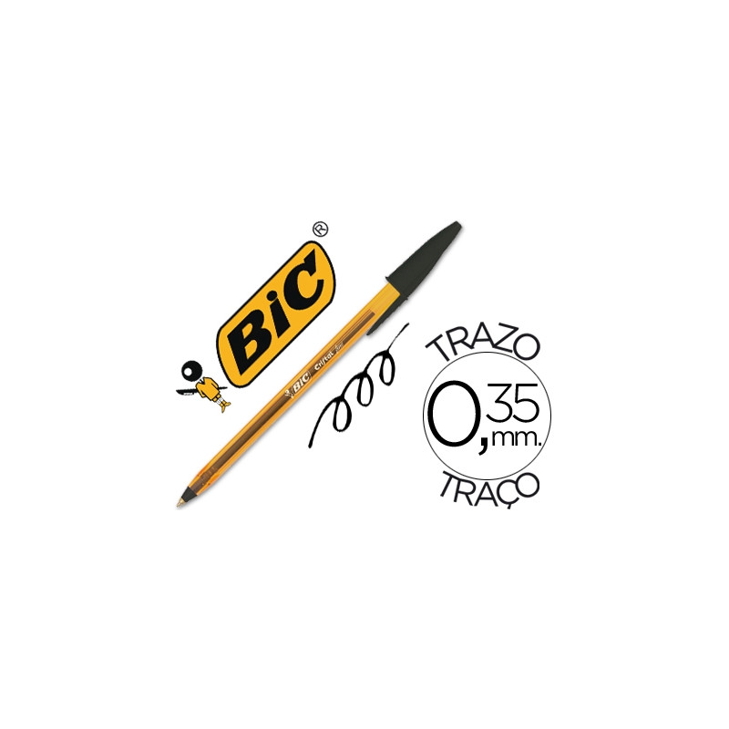 BOLIGRAFO BIC CRISTAL PUNTA FINA NEGRO