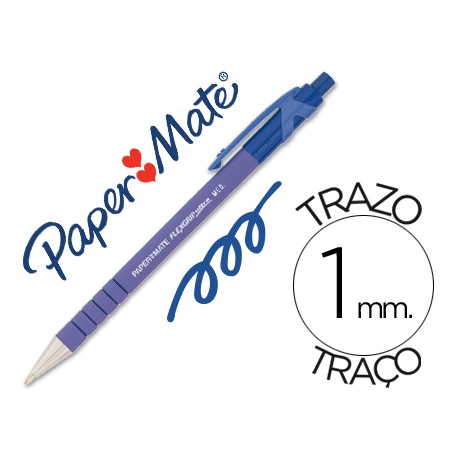 BOLIGRAFO FLEXGRIP RETRACTIL AZUL