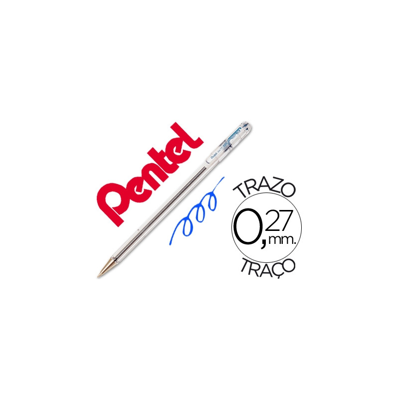 BOLIGRAFO PENTEL BK-77 C AZUL