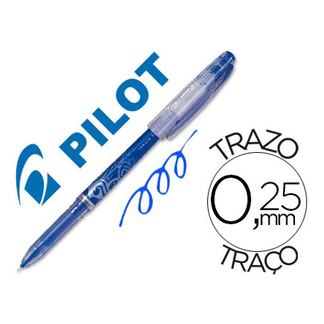 BOLIGRAFO PILOT FRIXION POINT PUNTA DE AGUJA COLOR AZUL