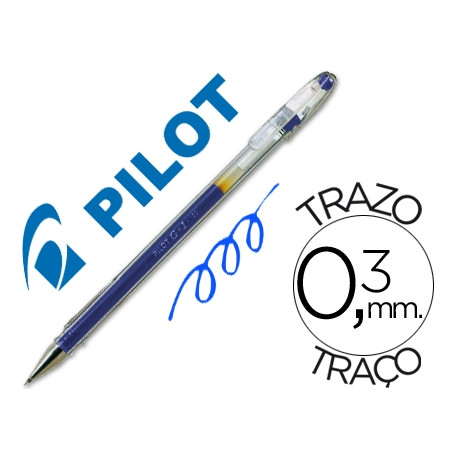 BOLIGRAFO PILOT G-1 AZUL TINTA GEL