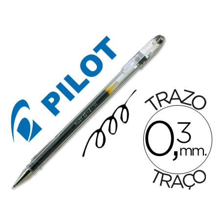 BOLIGRAFO PILOT G-1 NEGRO TINTA GEL