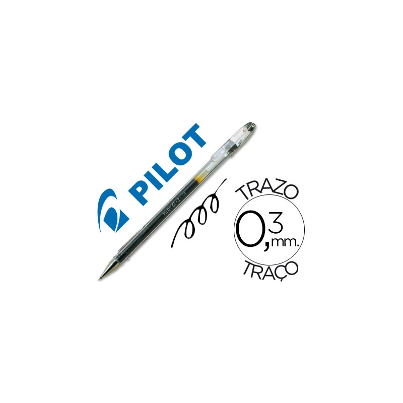 BOLIGRAFO PILOT G-1 NEGRO TINTA GEL