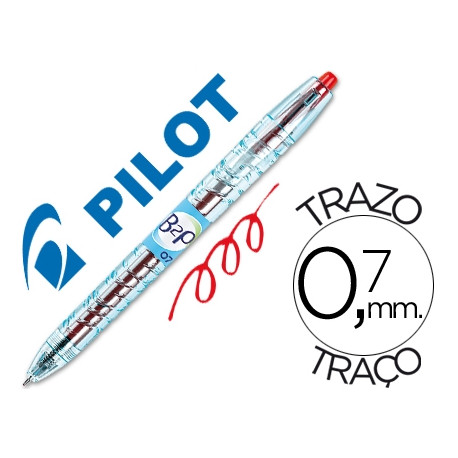 BOLIGRAFO PILOT GEL B2P ROJO