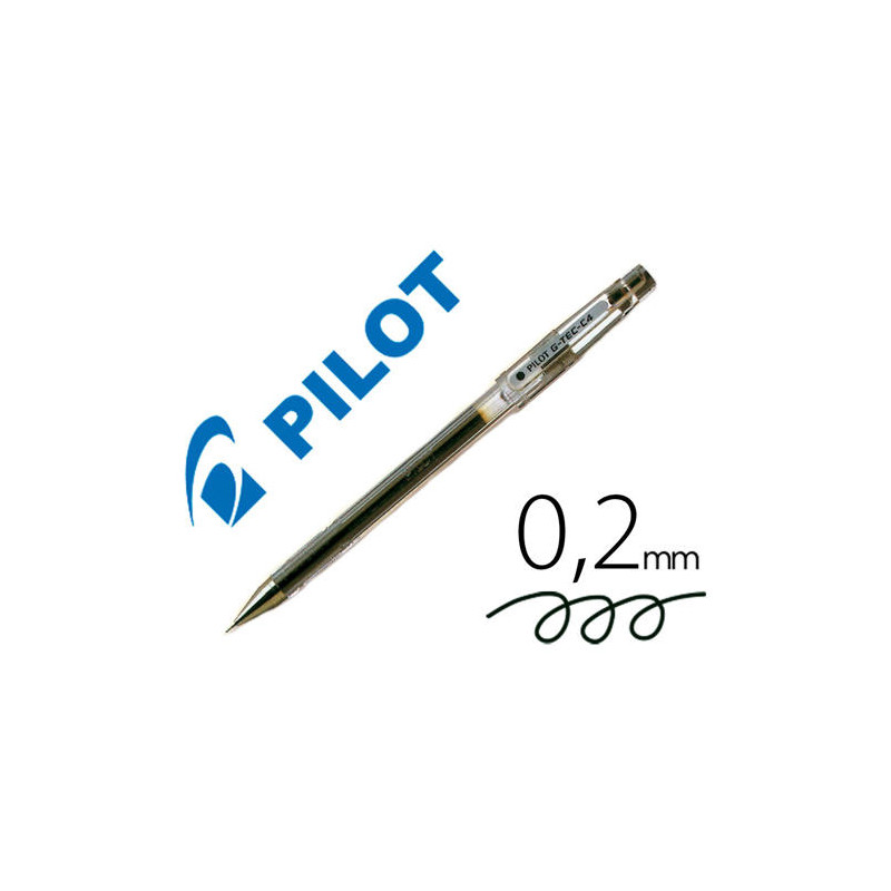 BOLIGRAFO PILOT PUNTA AGUJA G-TEC-C4 NEGRO