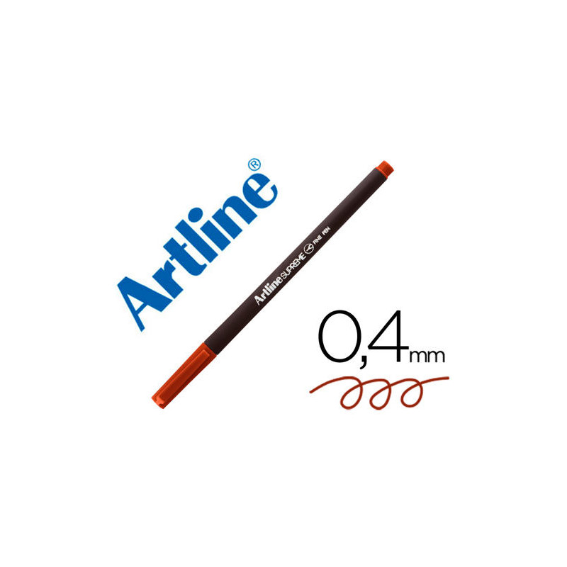 ROTULADOR ARTLINE SUPREME EPFS200 FINE LINER PUNTA DE FIBRA MARRON 0,4 MM