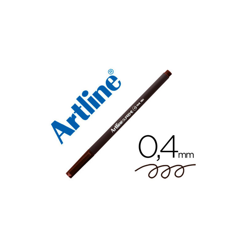 ROTULADOR ARTLINE SUPREME EPFS200 FINE LINER PUNTA DE FIBRA MARRON OSCURO 0,4 MM