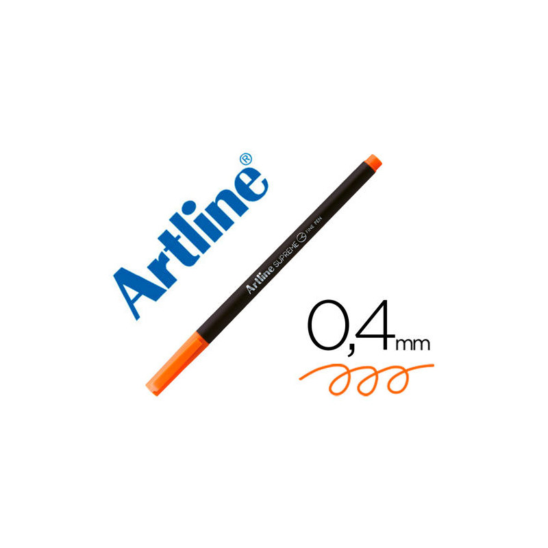 ROTULADOR ARTLINE SUPREME EPFS200 FINE LINER PUNTA DE FIBRA NARANJA OSCURO 0,4 MM