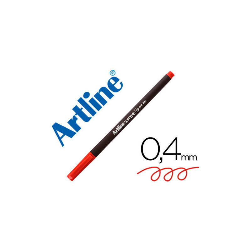 ROTULADOR ARTLINE SUPREME EPFS200 FINE LINER PUNTA DE FIBRA ROJO OSCURO 0,4 MM