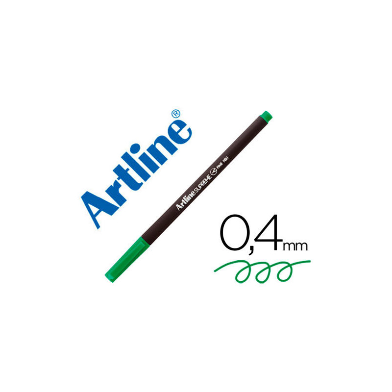 ROTULADOR ARTLINE SUPREME EPFS200 FINE LINER PUNTA DE FIBRA VERDE 0,4 MM