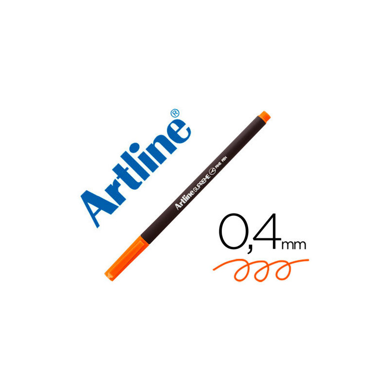 ROTULADOR ARTLINE SUPREME EPFS200 FINE LINER PUNTA DE FIBRA NARANJA 0,4 MM