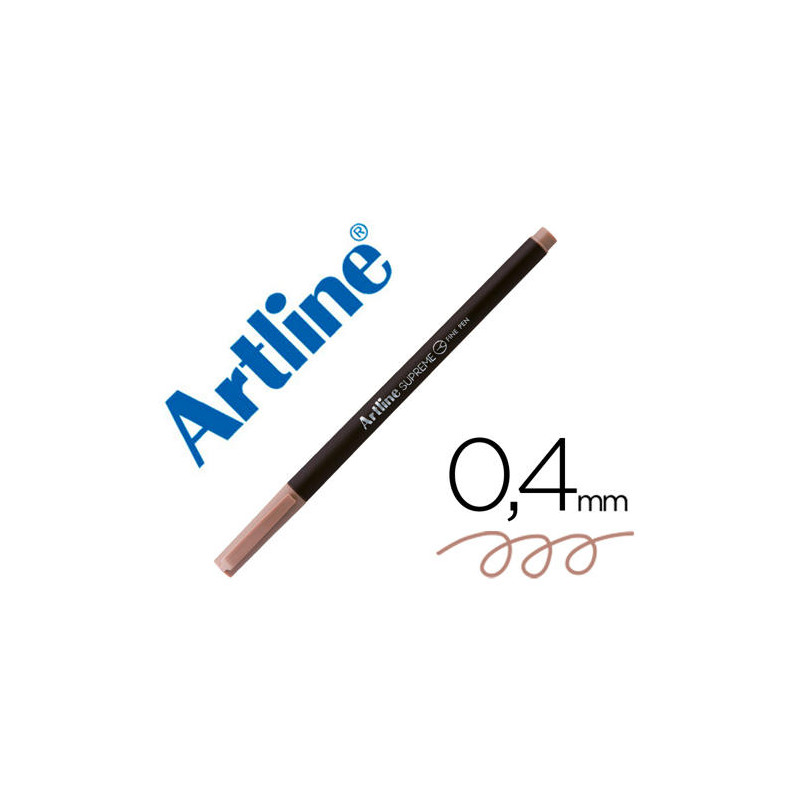 ROTULADOR ARTLINE SUPREME EPFS200 FINE LINER PUNTA DE FIBRA MARRON CLARO 0,4 MM