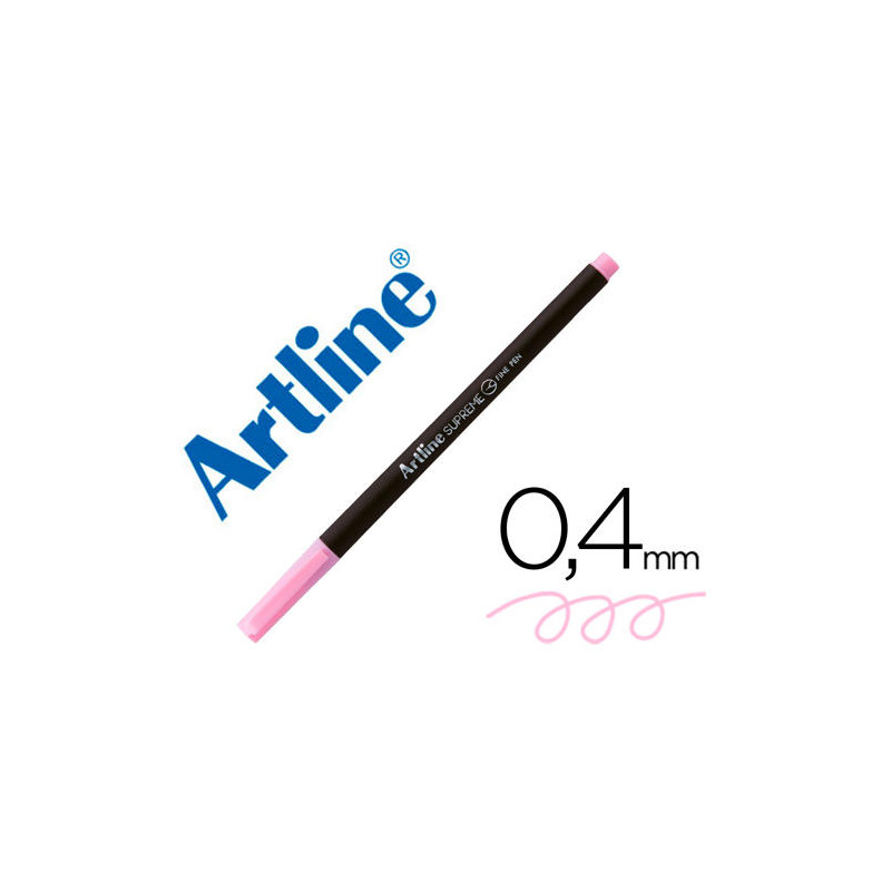 ROTULADOR ARTLINE SUPREME EPFS200 FINE LINER PUNTA DE FIBRA ROSA CLARO 0,4 MM