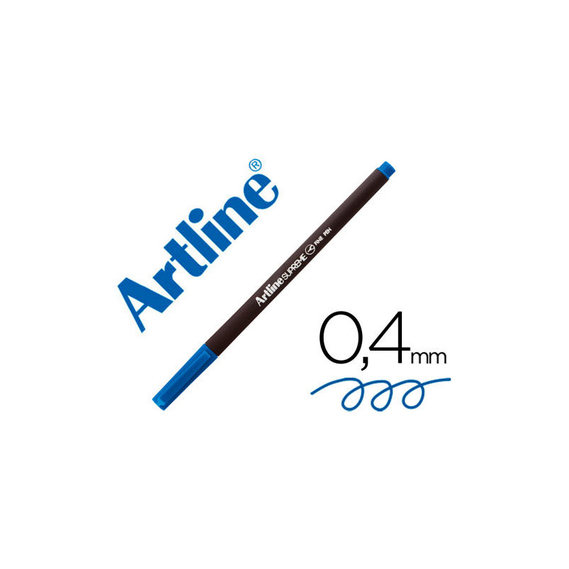 ROTULADOR ARTLINE SUPREME EPFS200 FINE LINER PUNTA DE FIBRA AZUL ULTRAMAR 0,4 MM