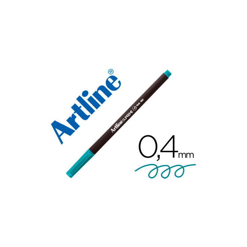 ROTULADOR ARTLINE SUPREME EPFS200 FINE LINER PUNTA DE FIBRA TURQUESA 0,4 MM