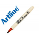 ROTULADOR ARTLINE SUPREME BRUSH EPFS PINTURA BASE DE AGUA PUNTA TIPO PINCEL TRAZO FINO MARRON