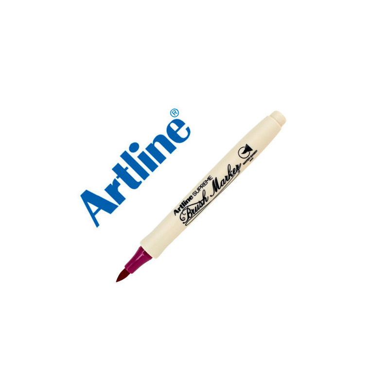 ROTULADOR ARTLINE SUPREME BRUSH EPFS PINTURA BASE DE AGUA PUNTA TIPO PINCEL TRAZO FINO MAGENTA