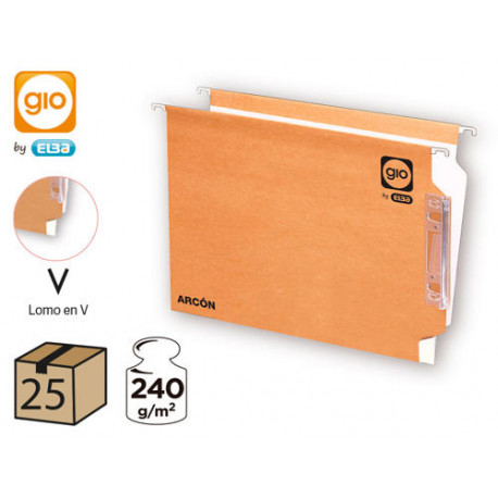 CARPETA COLGANTE GIO DIN A4 VISOR LATERAL TAMA?O 330X275X345 MM