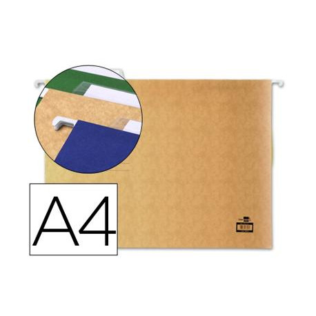 CARPETA COLGANTE LIDERPAPEL A4 KRAFT