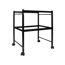 CARRITO Q-CONNECT PARA CARPETA S COLGANTES NEGRO CON RUEDAS YBANDEJA INFERIOR EXTRAIBLE PARA CARPETA