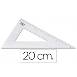 CARTABON LIDERPAPEL 20 CM PLASTICO CRISTAL