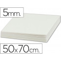 CARTON PLUMA LIDERPAPEL BLANCO DOBLE CARA 50X70CM ESPESOR 5MM