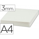 CARTON PLUMA LIDERPAPEL BLANCO DOBLE CARA DIN A4 ESPESOR 3MM