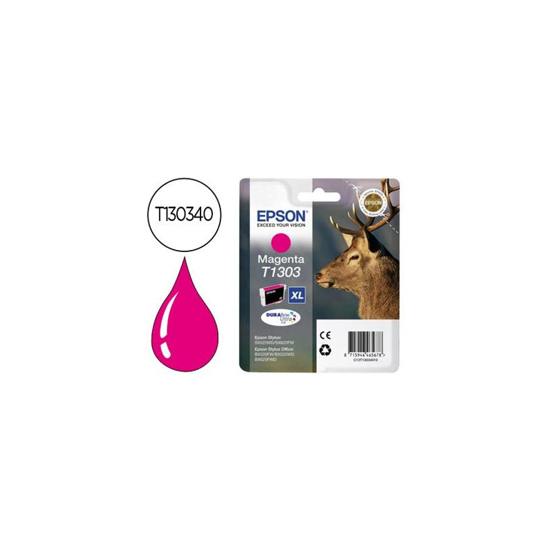 INK-JET EPSON STYLUS T1303 MAGENTA OFFICE BX320F EXTRA ALTA CAPACIDAD