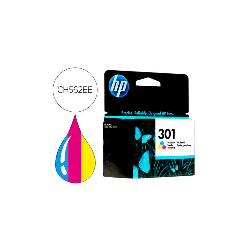 INK-JET HP N.301 TRICOLOR DESKJET 1050 /2540 /3050 / ENVY 4500/ 5530 OFFICEJET 26204630