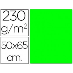 CARTULINA FLUORESCENTE VERDE 50X65 CM 230 GR