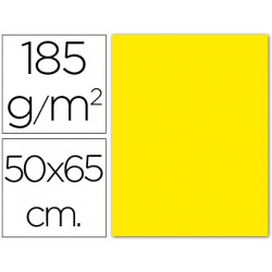 CARTULINA GUARRO AMARILLO CANARIO 50X65 CM 185 GR