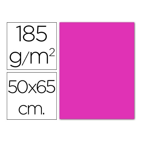 CARTULINA GUARRO FUCSIA 50X65 CM 185 GR