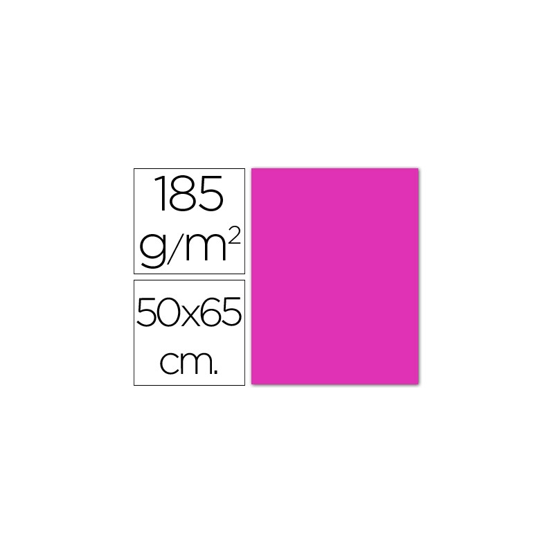 CARTULINA GUARRO FUCSIA 50X65 CM 185 GR