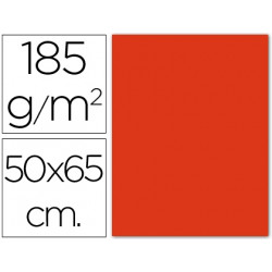 CARTULINA GUARRO TOMATE 50X65 CM 185 GR