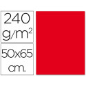 CARTULINA LIDERPAPEL 50X65 CM 240G/M2 ROJO