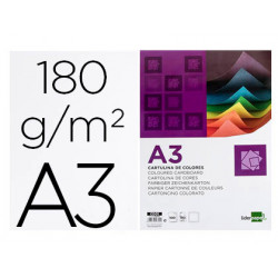 CARTULINA LIDERPAPEL A3 180G/M2 BLANCO