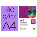 CARTULINA LIDERPAPEL A4 180G/M2 LILA